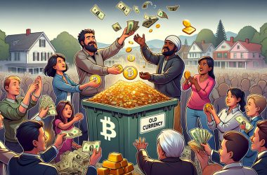 investors ditching USD for gold and BTC