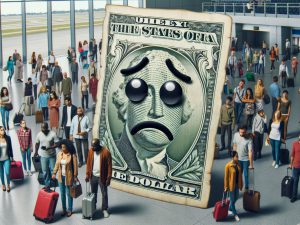 A Sad USD On An Airport