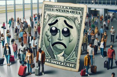 A Sad USD On An Airport