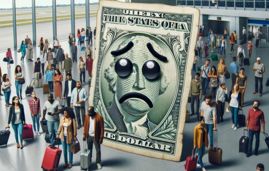 A Sad USD On An Airport