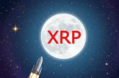 XRP Ripple Moon Space Rocket