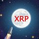 XRP Ripple Moon Space Rocket