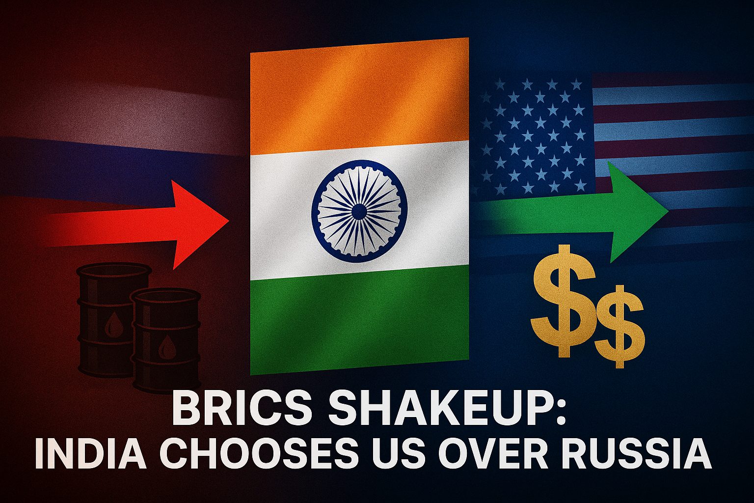 BRICS Shakeup: India Chooses US Over Russia in Sudden Shift