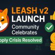 Shiba Inu Community Cheers LEASH v2 Launch After 10% Supply Surge