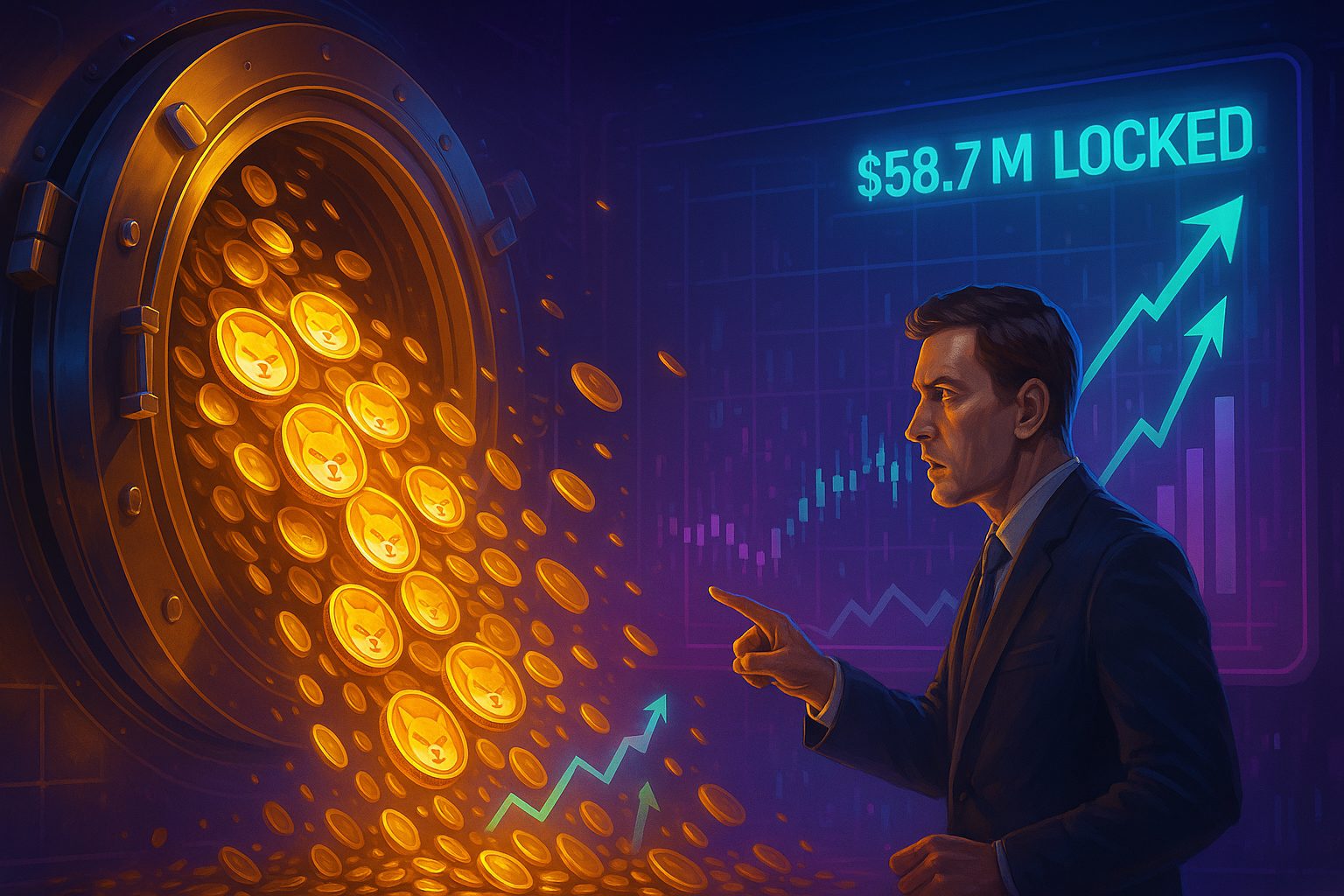 $58.7M SHIB Locked in Staking—SHIB Scarcity Could Spike Price