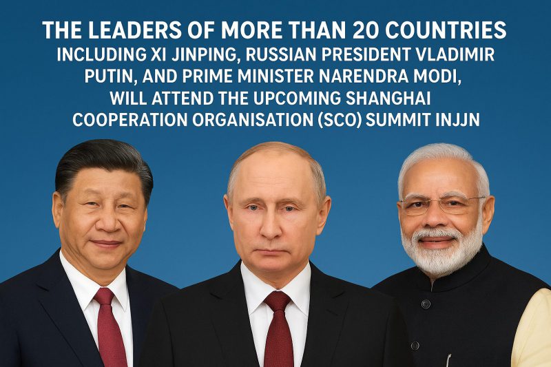 Xi Putin Modi SCO Summit 2025