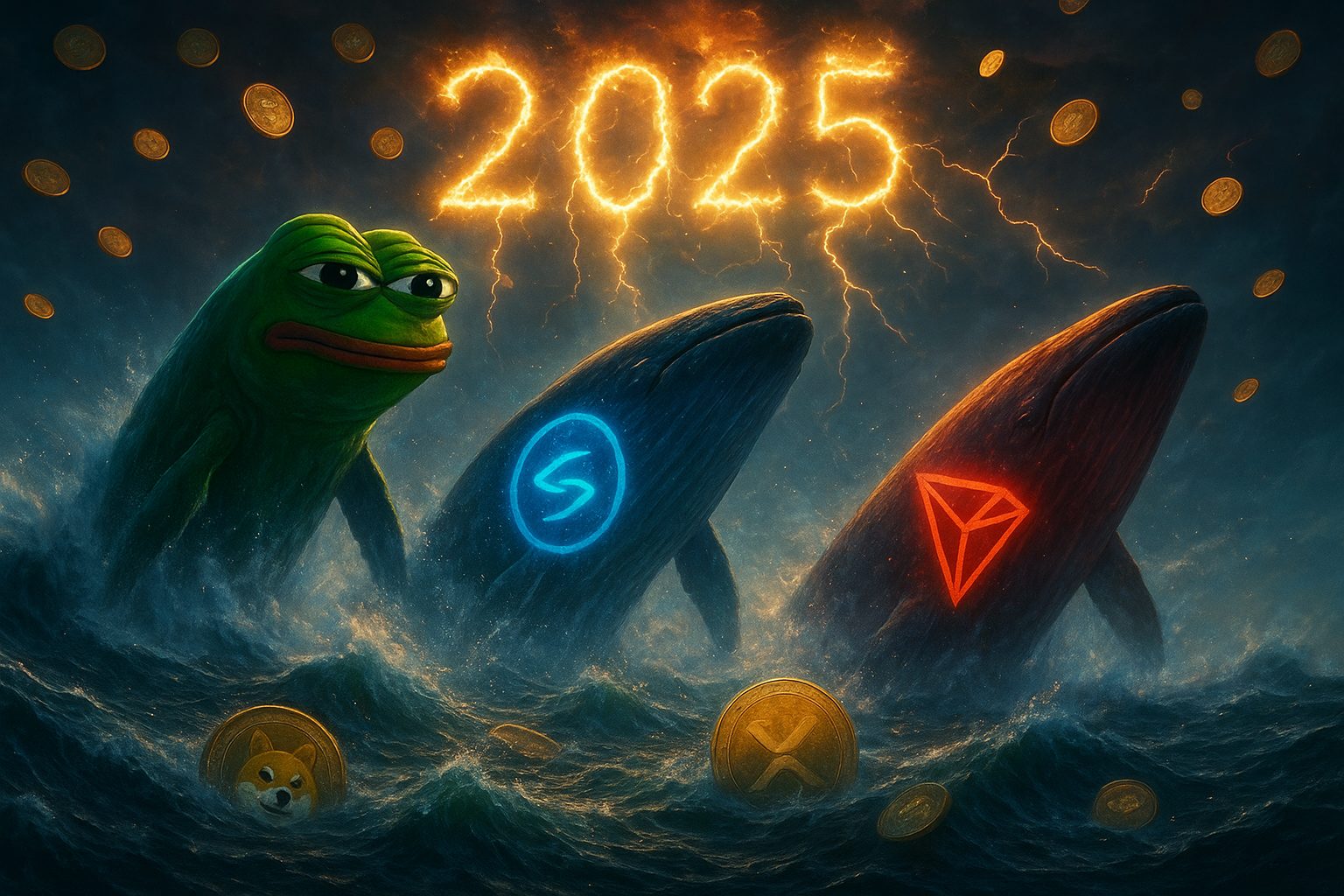 Get Whale Status: 3 Altcoins Set to Outpace SHIB & XRP in 2025