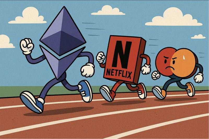 Ethereum beats netflox