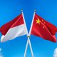 china indonesia flags