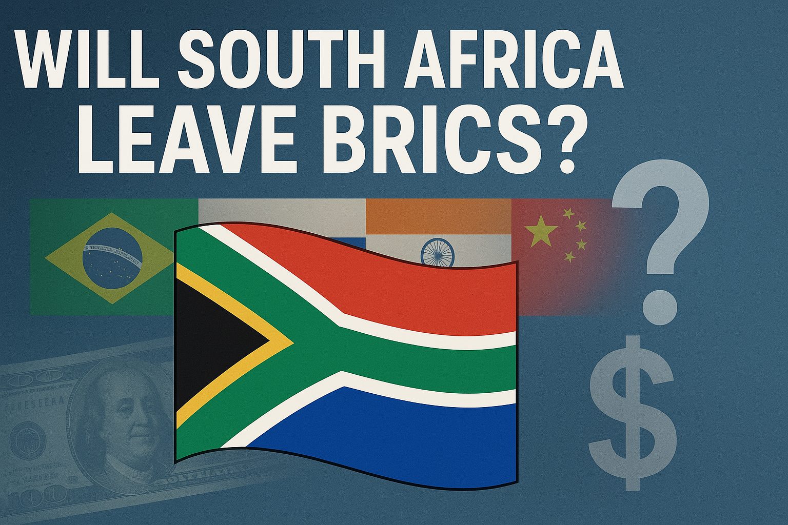 Will South Africa Leave BRICS? De-dollarization Goals Face Delays