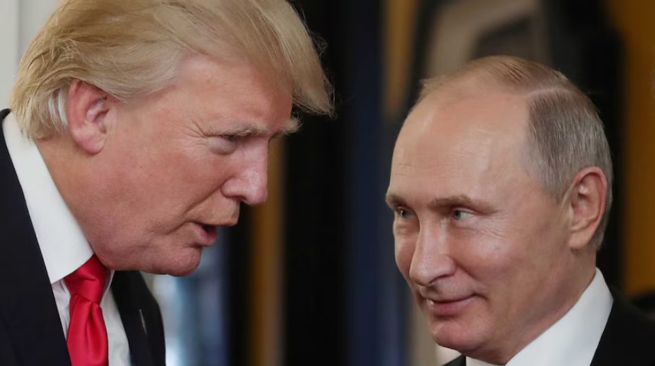 Trump discussing with Putin