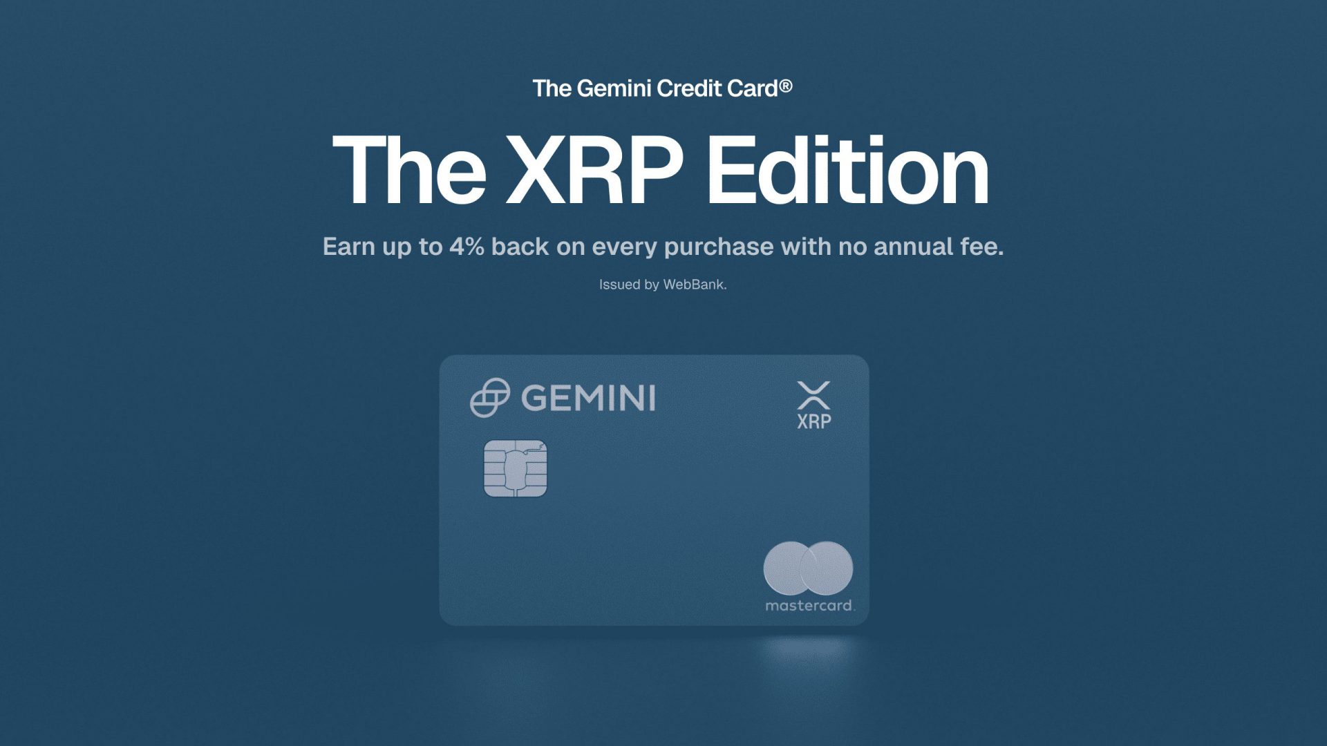Gemini Launches Ripple XRP Credit Card