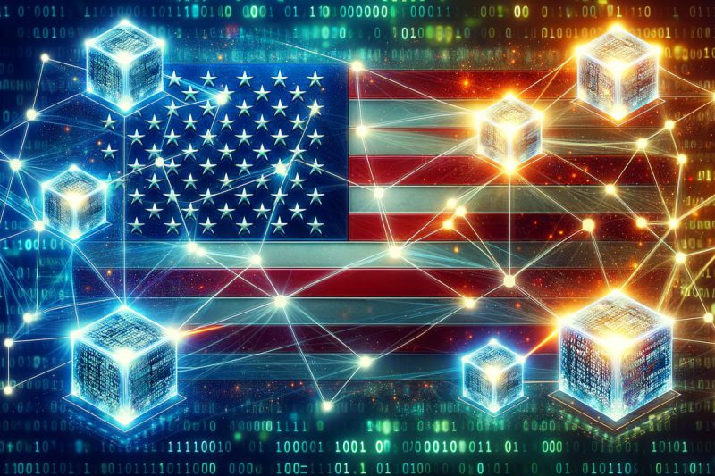 us flag blockchain