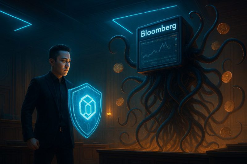 Justin Sun Bloomberg lawsuit over crypto privacy