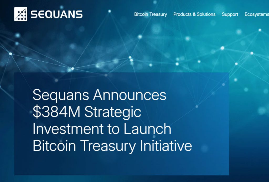 Sequans $384M Bitcoin treasury announcement