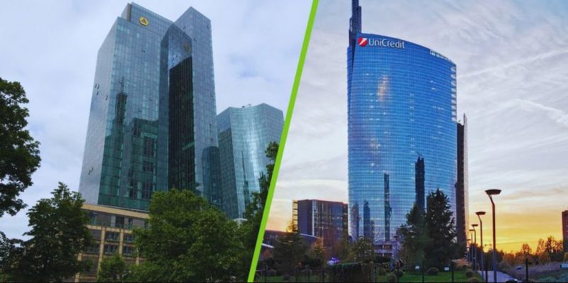 Commerzbank Unicredit buildings