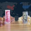 China yuan uS dollar playing chess
