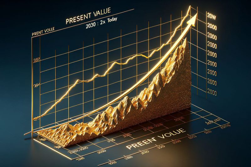 gold surging by 2030