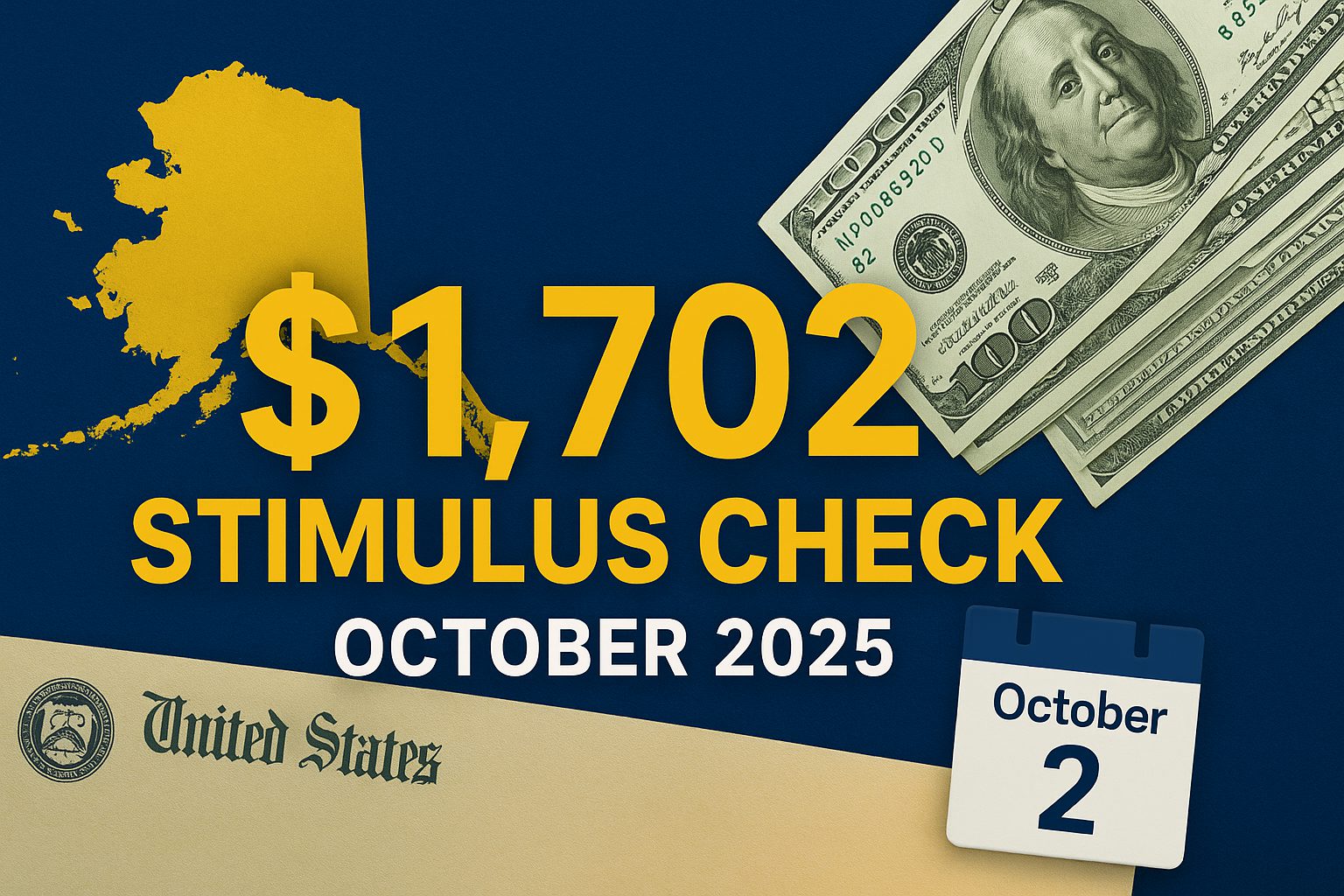 $1702 Stimulus Check Released to Eligible Residents on October 2