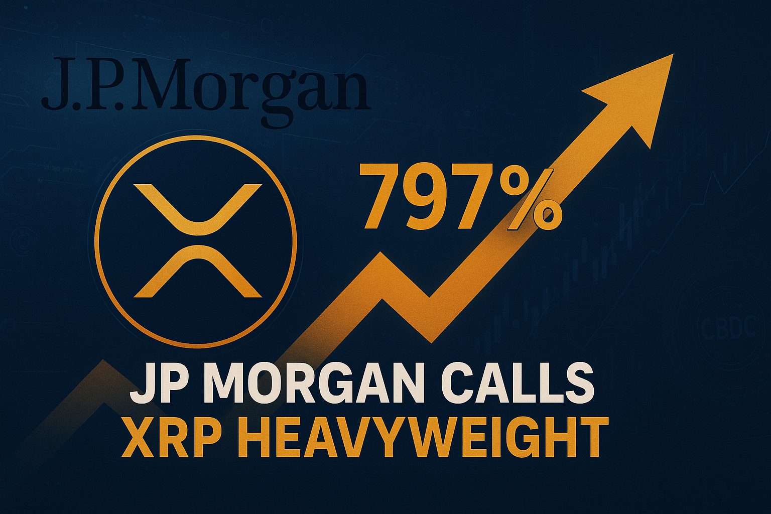 JP Morgan Calls XRP Heavyweight as Major Exchange Reserves Jump 797%