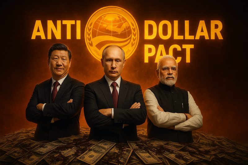 Anti-dollar pact Xi Putin Modi