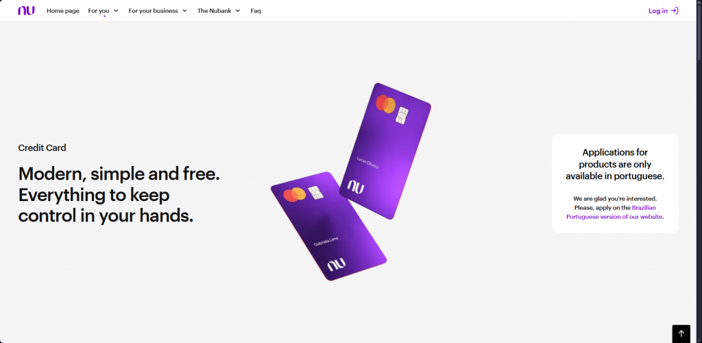 Nubank purple credit cards showcase stablecoins