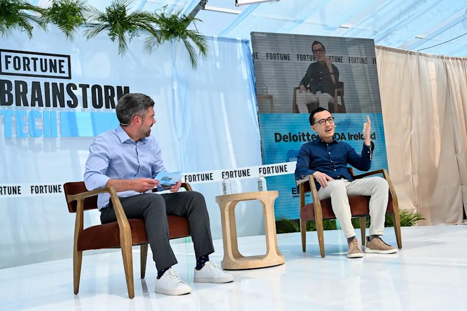 Tony Xsu speaking at Fortune conference