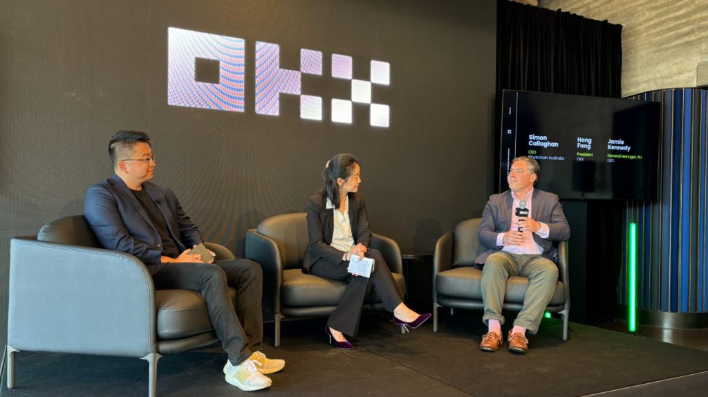 OKX executives panel discussion on SMSF crypto platform launch