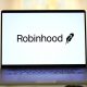 robinhood logo on screen