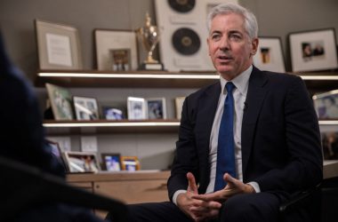 Bill Ackman in his office discussing his concentrated investment approach and AI strategy