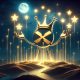 XRP LOGO WITH STARS