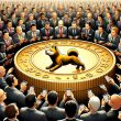 SHIBA INU SURROUNDED BY INVESTORS