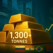 Wall Street Buys 1,300+ Tonnes of Gold Before BRICS Currency Launch