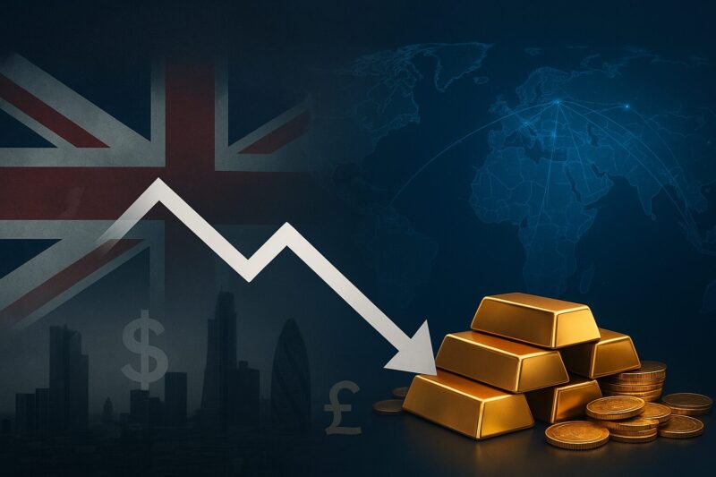 JP Morgan UK Slowdown Signals De-Dollarization Explodes Globally