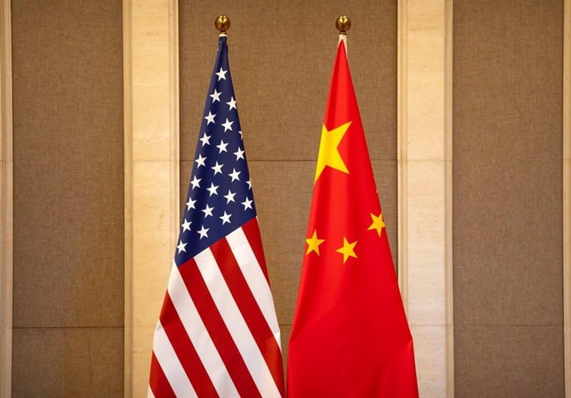 China USA Flags