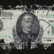 Tattered usd bill