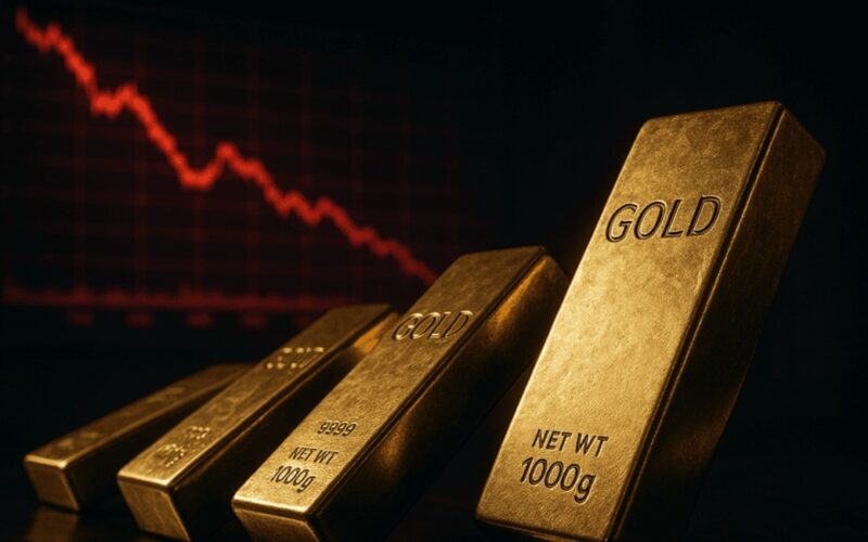 gold bars prices crash