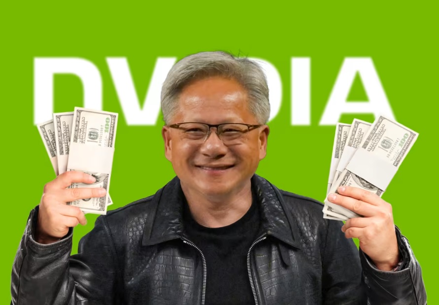 nvidia nvda stock ceo money us dollar