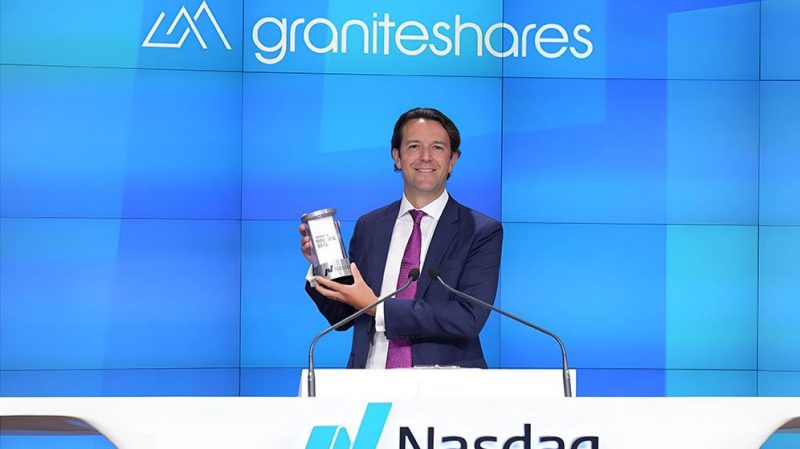 GraniteShares on podium nasdaq