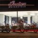 Indian Motorcycle dealership storefront with bikes on display