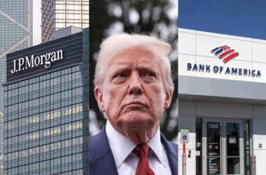 Trump JP Morgan Bank of America