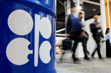 Opec logo on oil barrel