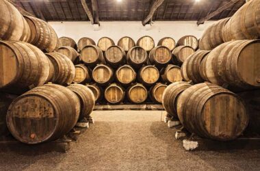 whiskey barrel casks