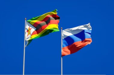 russia zimbabwe flags