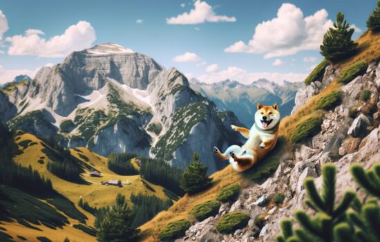 Shiba Inu falling