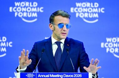 Emmanuel Macron french president wef davos 2026 world economic forum