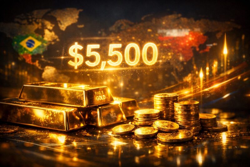 Gold Price Jumps Above $5,500