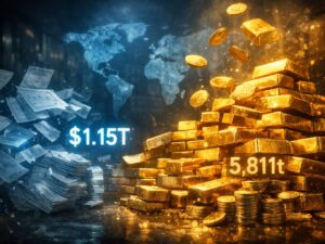 BRICS Gold Will Soon Overtake Treasury Holdings