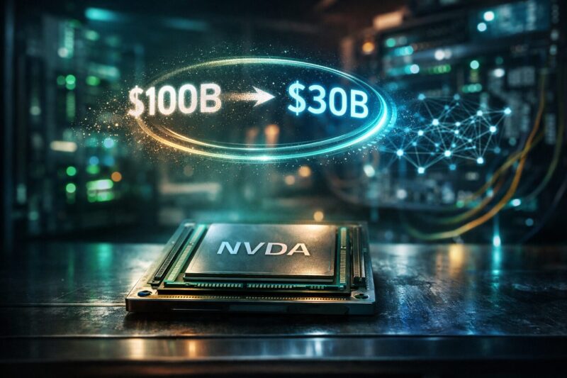 Nvidia Stock Prediction Shifts as $100B Deal Turns $30B