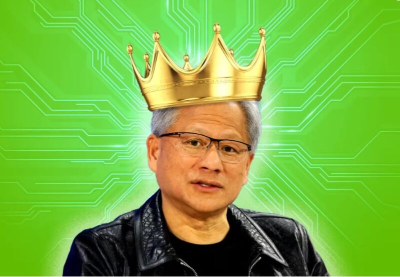 jensen huang nvidia ceo king crown